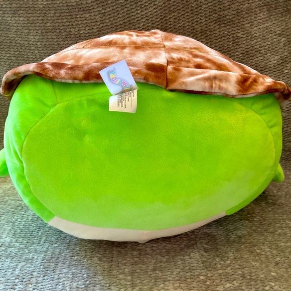 Antoni the sea turtle, 🐢 Squishmallows, 16”, green and brown, soft - Picture 4 of 6